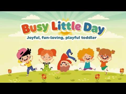 Busy Little Day song | Cute Poem For Toddlers | Cute Rhyme Song | Tiny Toons Worlds🌞🧸
