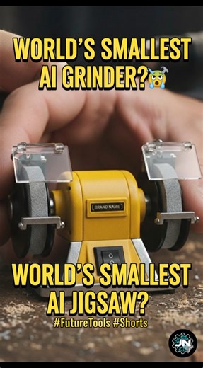 Mini AI Bench Grinder Concept: Realistic Tool Sharpening Visualization #Shorts #USA