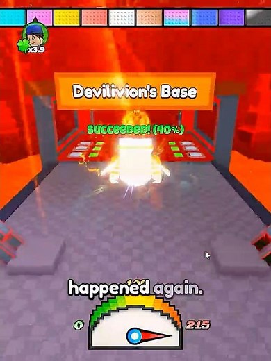 I found the secret above the NEW Devilion Base in Be a Lucky Block game...