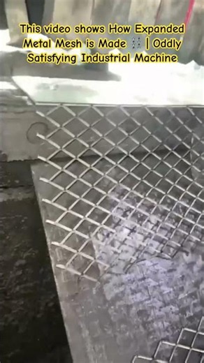 Inside the Expanded Metal Mesh Manufacturing Process #ExpandedMetal #MetalManufacturing #HowItsMade