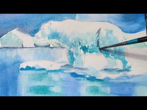 How to Paint a Polar Bear in Watercolour | Simple Limited Palette Tutorial
