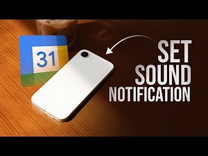 How to Set the Sound Notification on the Google Calendar iPhone App (tutorial)