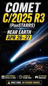 Once-in-a-Lifetime Comet Arriving April 26–27 #astronomy