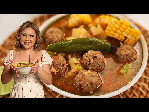 CALDO DE ALBÓNDIGAS | Mexican Meatball & Rice Soup