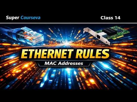 Ethernet & MAC Addresses Explained | The Rules of the Road 🌐| Super Courseva
