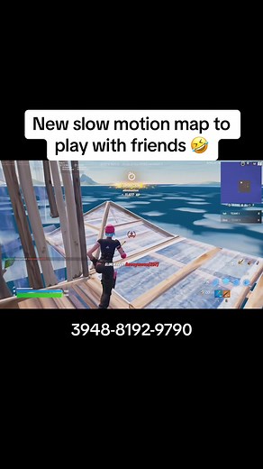 Fun Slow Motion Fortnite Map to Play with Friends