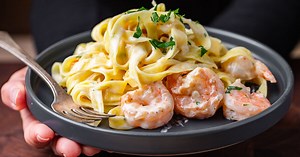 Shrimp Alfredo (Creamy and Decadent) - Sip and Feast