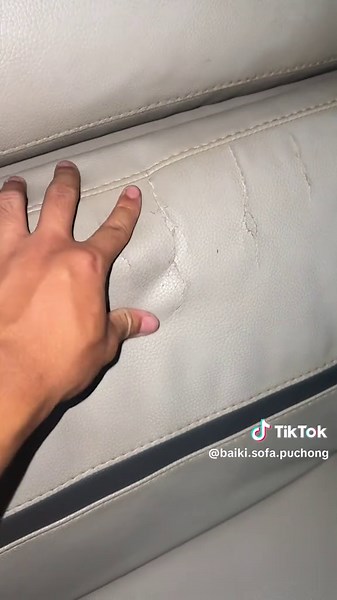 Repairing L-Shaped Sofa with Authentic Leather