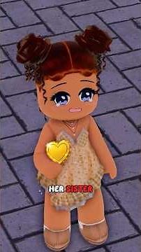 Love Makes My Hair Drop Gold… So Stepmom Makes Dad Brush It 💛😨 #shorts #roblox #robloxshorts