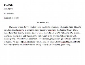 5th Grade MLA paragraph 1