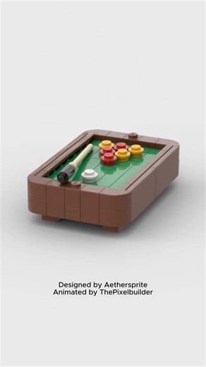 @LEGO Pool Table | 3D Animation Build