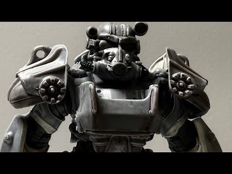 Mcfarlane Elite Edition 03 Fallout T-60 Power Armor Action Figure Unboxing & Review