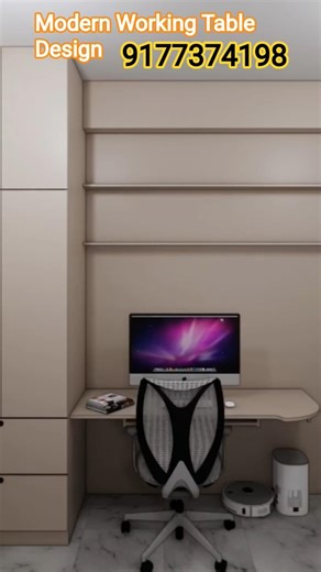 Modern Working Table Design | Office Desk Setup Idea #shorts #modular #working table #hyderabad |