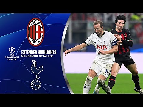 AC Milan vs. Tottenham: Extended Highlights | UCL Round of 16 - Leg 1 | CBS Sports Golazo