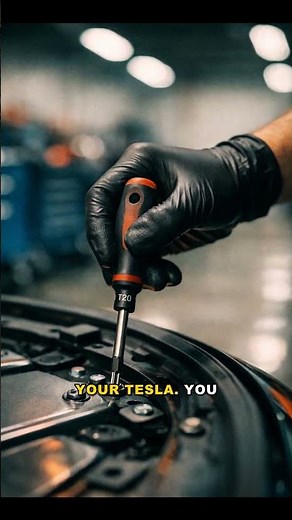 Fix Your Tesla's Dead 12V Battery Fast! #tesla #shorts #ev