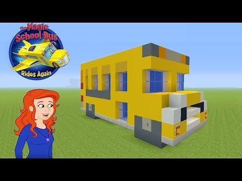 Minecraft Tutorial: How To Make The Magic School Bus "The Magic School Bus Rides Again"