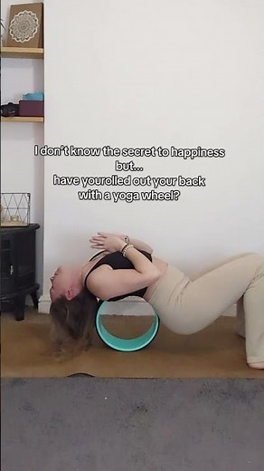 Yoga wheel - the best way to use it