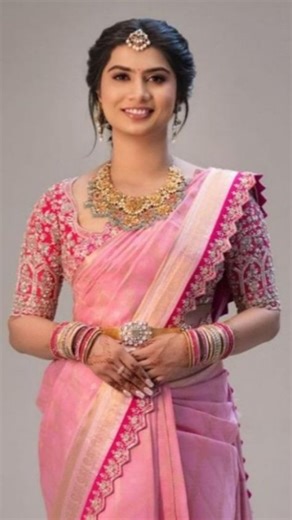 Ammu on Instagram: "Trending bride colours #trendingreels #trendingaudio #trendingsongs #trending #saree #wedding #weddingday #brides #outfits"