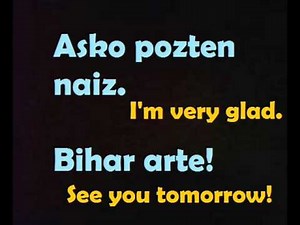 Learning Basque: Greetings and conversation