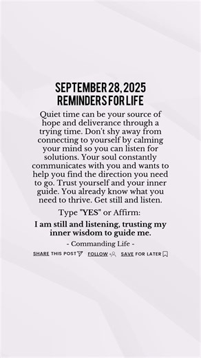 Drop a 💜 or “yes” below. 🌟 New book: Thrive: 22 Principles to Stop Struggling, Unlock Your Power, and Command Your Life 💜. [Link in bio]. | Commanding Life