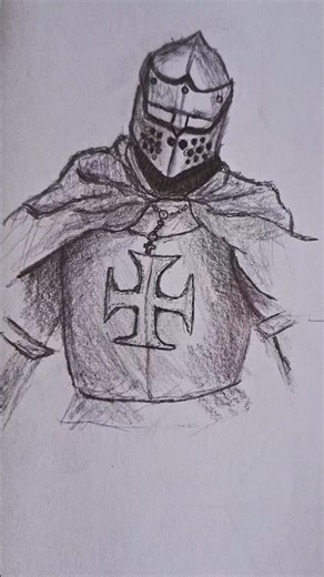 I recently started drawing. These are my knight sketches ⚔️ #knight #drawing #fantasy