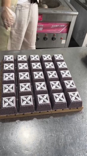 Making Of Chocolate Desert With Frame Box #shortsvideo