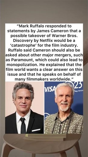 Ruffalo vs Cameron Debate #Hollywood #FilmIndustry
