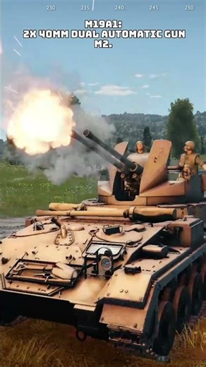 Skink VS M19A1 firing. #warthunder #shorts #military