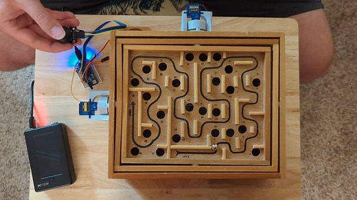 194K views · 1K reactions | Prepare to be aMAZEd by this Redditor's Arduino Micro-powered Labyrinth game: https://www.reddit.com/r/arduino/comments/16c4ajd/tilt_maze_game/ | Arduino | Facebook