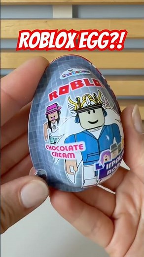 Roblox Egg… But Who’s Inside?! #asmrunboxing #robloxshorts #kinderjoy