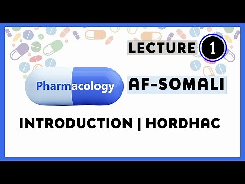 INTRODUCTION TO PHARMACOLOGY | AF SOMALI