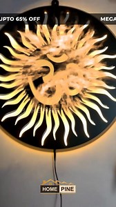 ✨ Invoke Serenity with the 퐎퐌 퐋퐄퐃 퐖퐚퐥퐥 퐃퐞퐜퐨퐫 퐋퐢퐠퐡퐭 ✨ A symbol of...