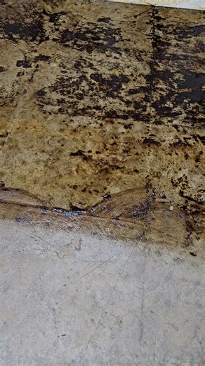 How I removed mastic adhesive from my art studio floor. It's all in the way you use that WD-40 baby. #wd40 #mastic #flooradhesiveremoval #floorstripper #cleaninghacks #renovation