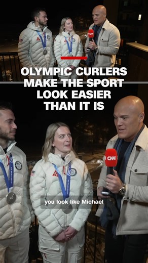 CNN's Coy Wire talks to Team USA's curling athletes, Korey Dropkin and Cory Thiesse, on how curling is harder than it looks. | CNN