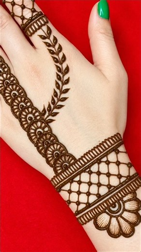 easy mehndi design | back side mehndi design | new mehndi design | mehndi design Simple and stylish