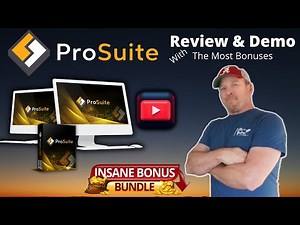 ProSuite Review & Demo 🎀GET THIS WITH The Most 🎁BONUSES!!!