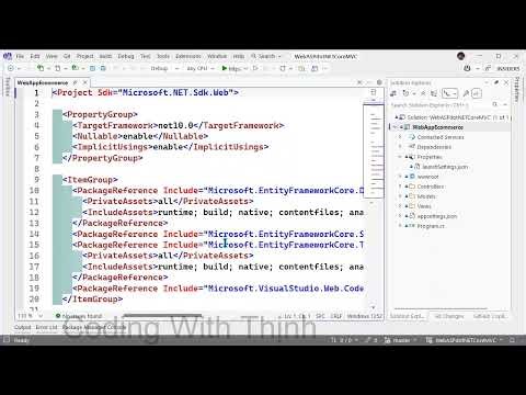 Lập Trình Web ASP.NET Core MVC - Project Bán Hàng Online - Bài 8: Hướng Dẫn Tạo DbContext Và Model