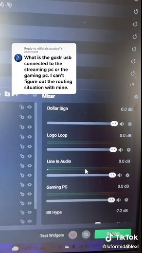 Reply to @officialsquadzy How to plug in the go xlr on dual pc 🔥 #goxlr #dualpcsetup #streamerthings #fyp #foryoupage #twitch