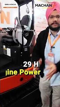 Tata Hitachi ZAXIS 33U Mini Excavator | Earthcon 2025 | MachanX