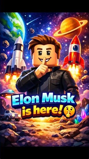 ELON MUSK IN ROBLOX?! 🤫 HE BLEW UP THE MOON! 🚀🤖