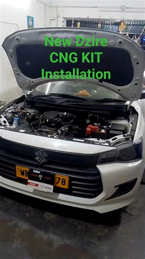 Dzire New Model 3 Cylinder CNG KIT Installation (MIJO)