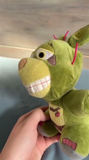 Spring trap is definitely not a dog!!😂 #fnaf #plush