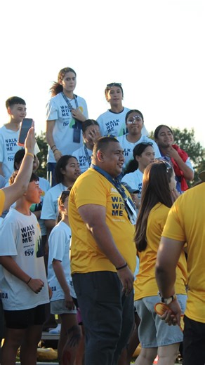 Mic’d up on the sidelines 🎤 watching the relay go down. #fsyhamilton #fsynz2026 #fsy | FSY Hamilton