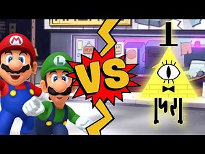 M.U.G.E.N. Battles | Mario/Luigi vs Bill Cipher | Super Mario vs Gravity Falls