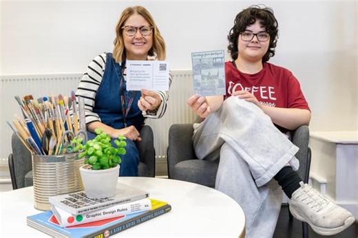 Hartlepool college student wins contest to have postcard distributed in Parliament