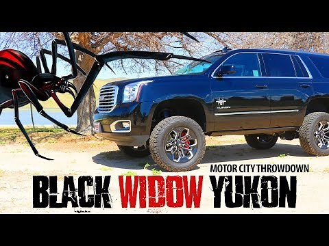 Black Widow GMC Yukon 4x4. The ultimate lifted SUV
