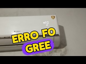 Como Resolver codigo de erro F0 do ar condicionado split gree wall