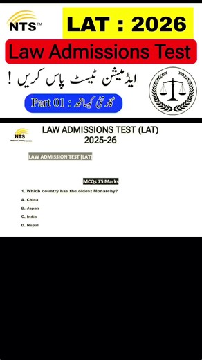 Law Admissions Test Preparation for LAT 2026