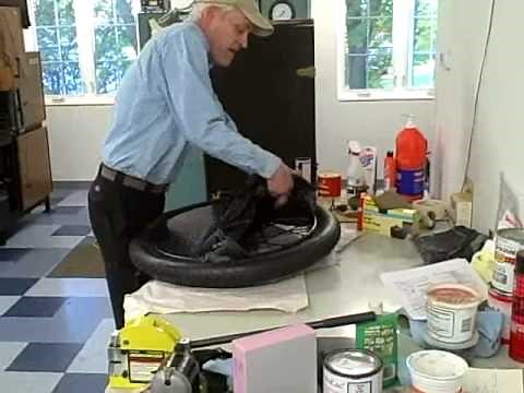 Changing a Clincher Rim Tire Without Tire Irons