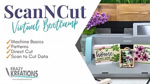 Do you have a ScanNcut? 💗 Want to learn how to master it? Come join the Krazy Kreations Virtual Bootcamp! Kara and Jackie lead you through: 💗 Machine Basics 💗 Patterns 💗 Direct Cut 💗 Scan to Cut Data Want to join our Facebook Community to share your projects and discuss all things crafty? 💗Click here: https://www.facebook.com/groups/krazykreationsscanncut #krazykreations #facebooklive #scanncut #brotherscanncut #crafting #craftylife #celebratehandmade #howto #learnmore | Krazy Kreations LL